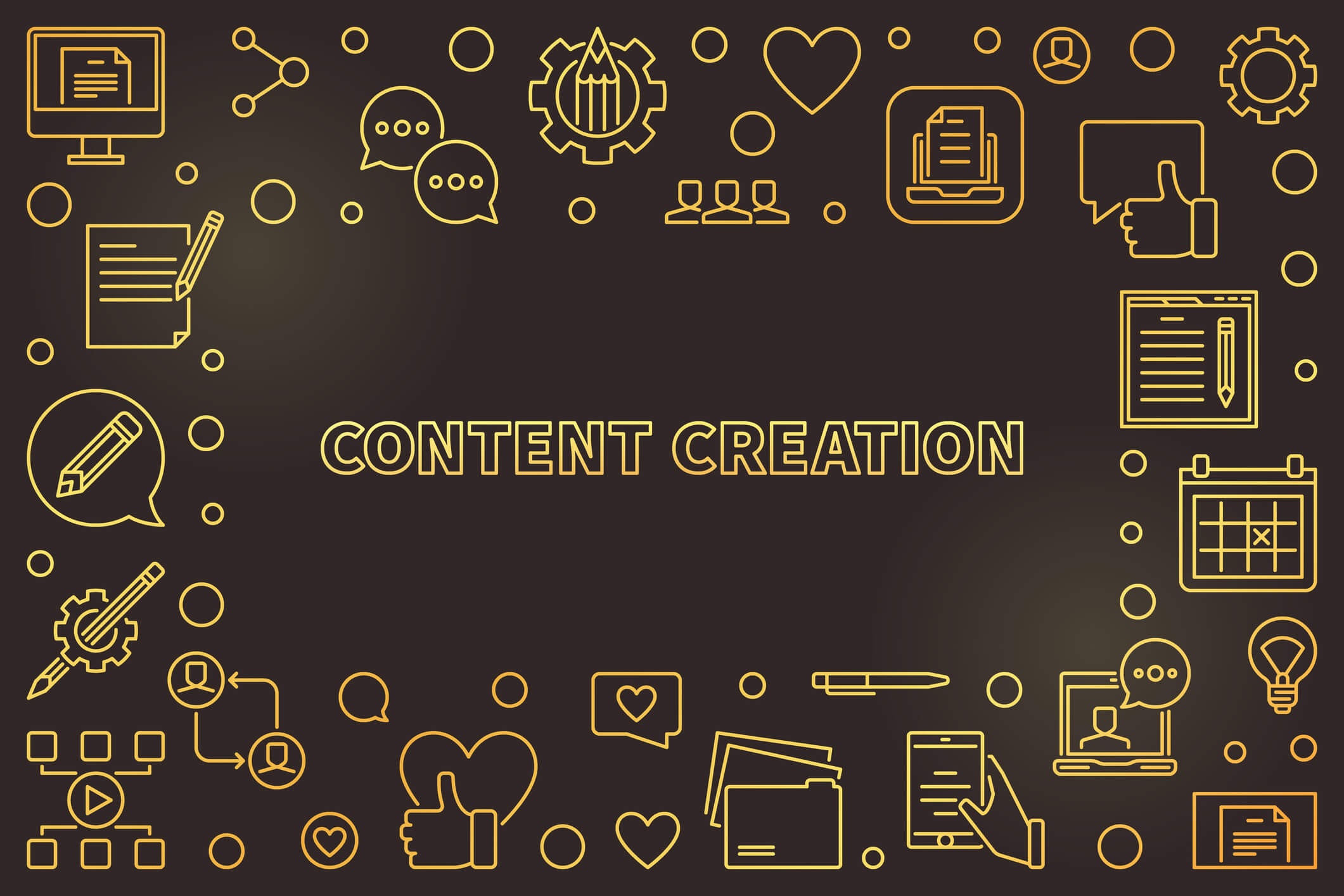 Content Creation with social media reaction icons