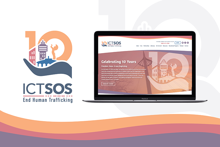 Baseline designed a new logo and website for ICT SOS